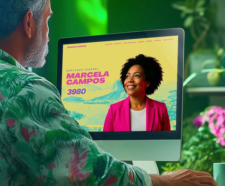 Site profissional para candidatos políticos