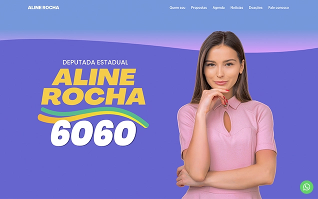 Mockup do modelo Rafinha para campanha política 2026