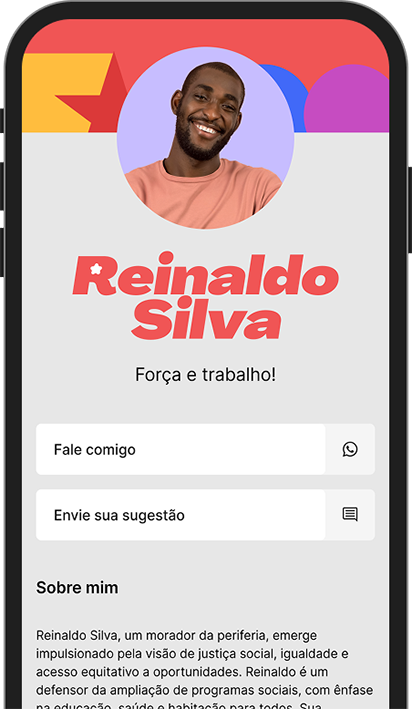 Site para candidagto político